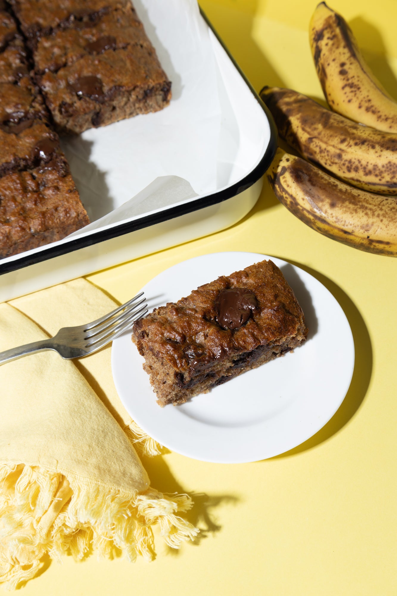 Vegan Banana Bread with Dark Chocolate