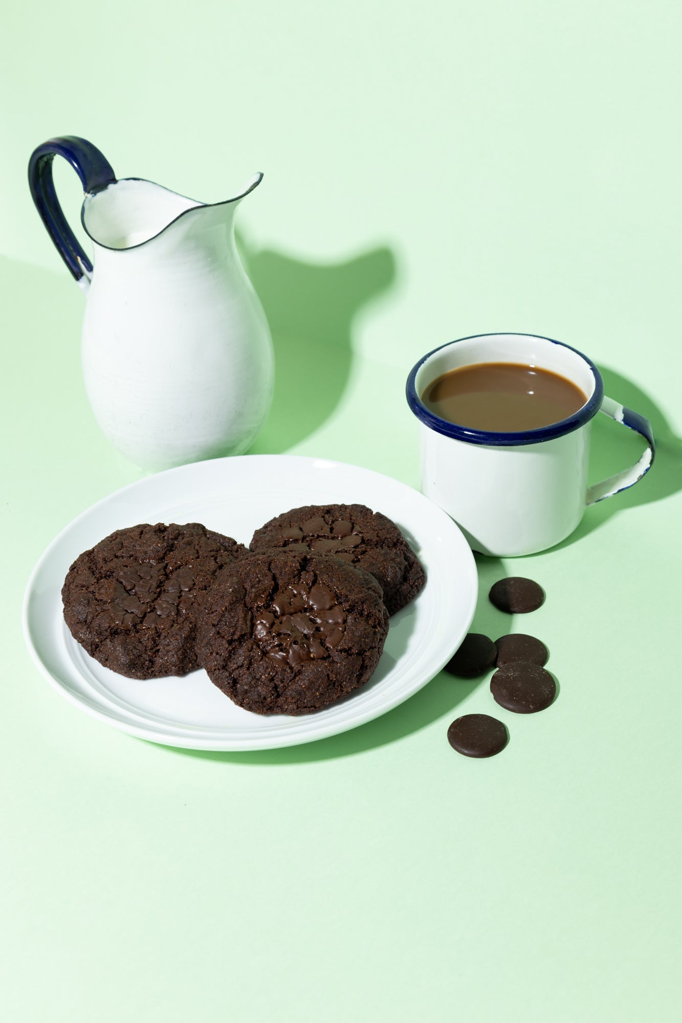 Vegan brownie cookie